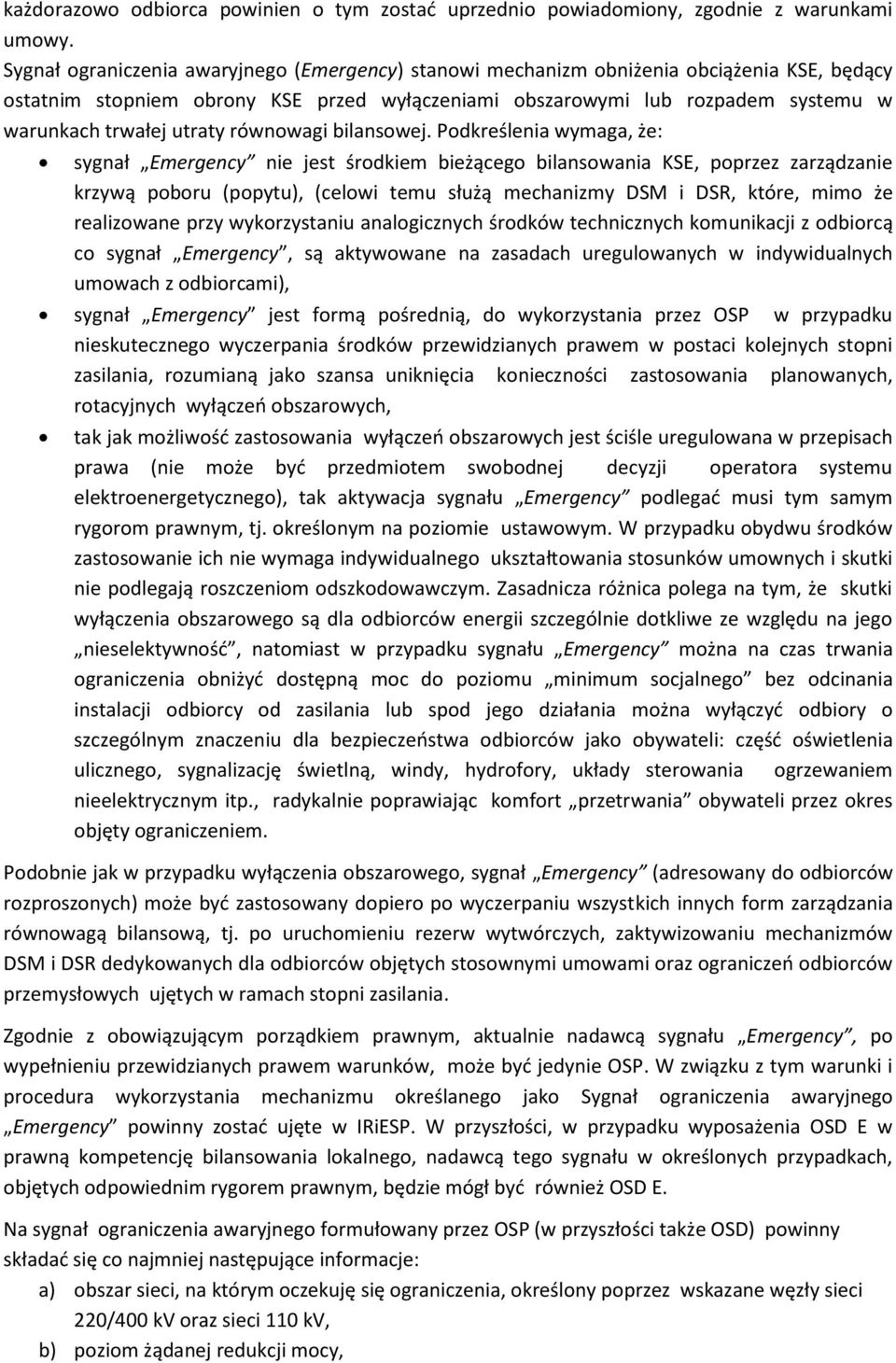 utraty równowagi bilansowej.