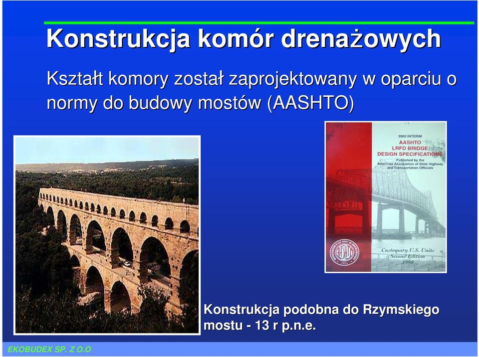 normy do budowy mostów w (AASHTO)