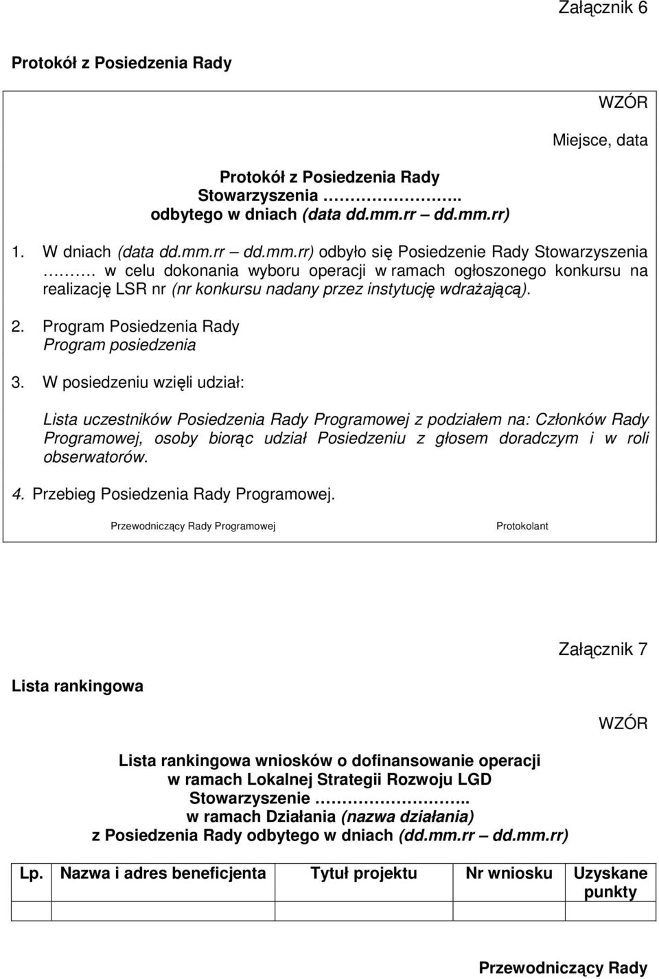 W posiedzeniu wzięli udział: Lista uczestników Posiedzenia Rady Programowej z podziałem na: Członków Rady Programowej, osoby biorąc udział Posiedzeniu z głosem doradczym i w roli obserwatorów. 4.