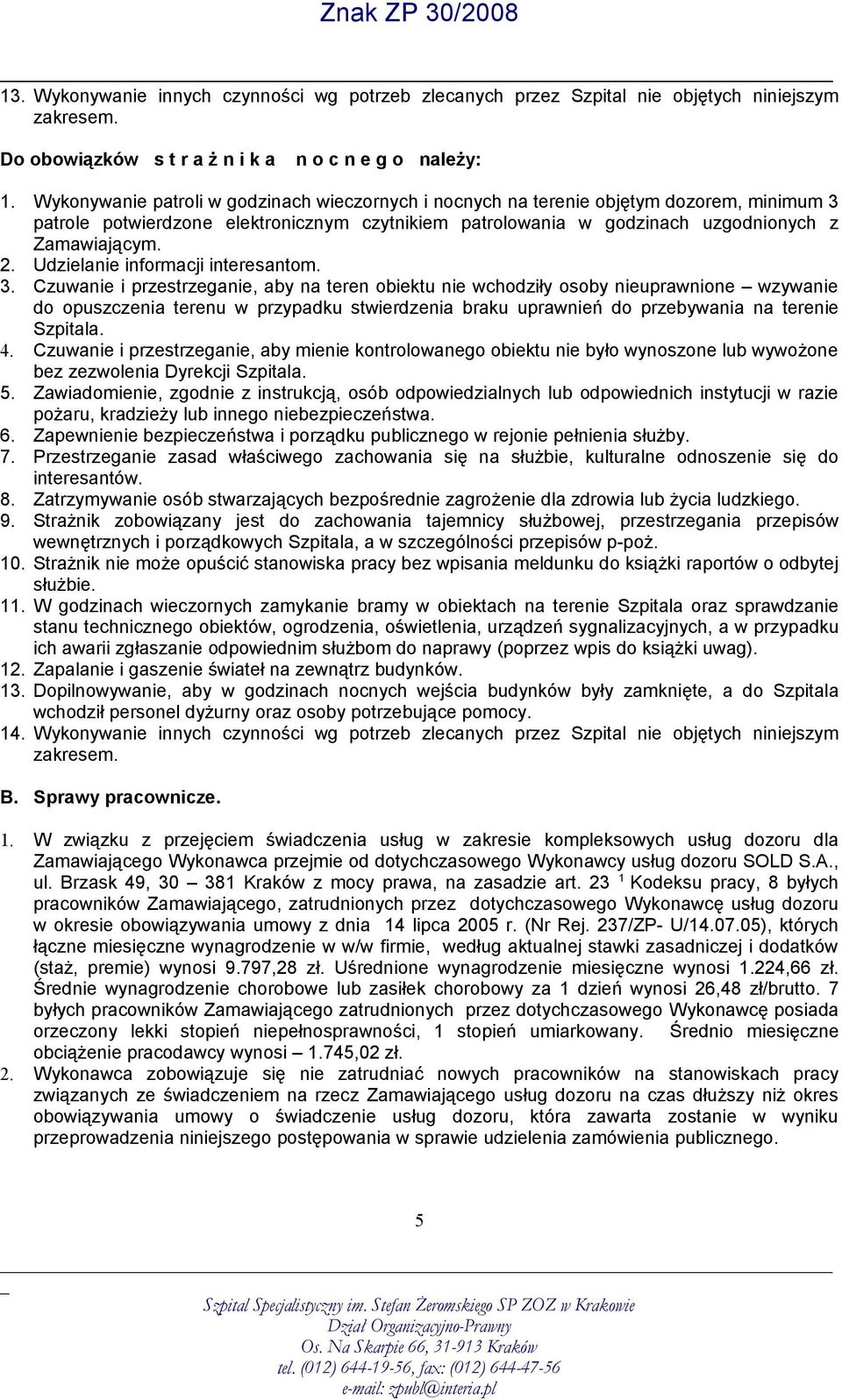 Udzielanie informacji interesantom. 3.
