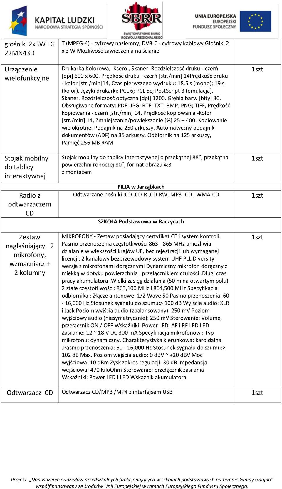 /min] 14Prędkość druku - kolor [str./min]14, Czas pierwszego wydruku: 18.5 s (mono); 19 s (kolor). Języki drukarki: PCL 6; PCL 5c; PostScript 3 (emulacja). Skaner. Rozdzielczość optyczna [dpi] 1200.