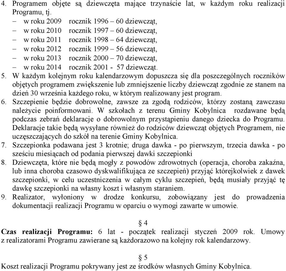 roku 2014 rocznik 2001-57 dziewcząt. 5.