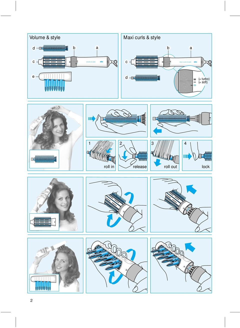 maxi curls & style e d 0 (= turbo) (=