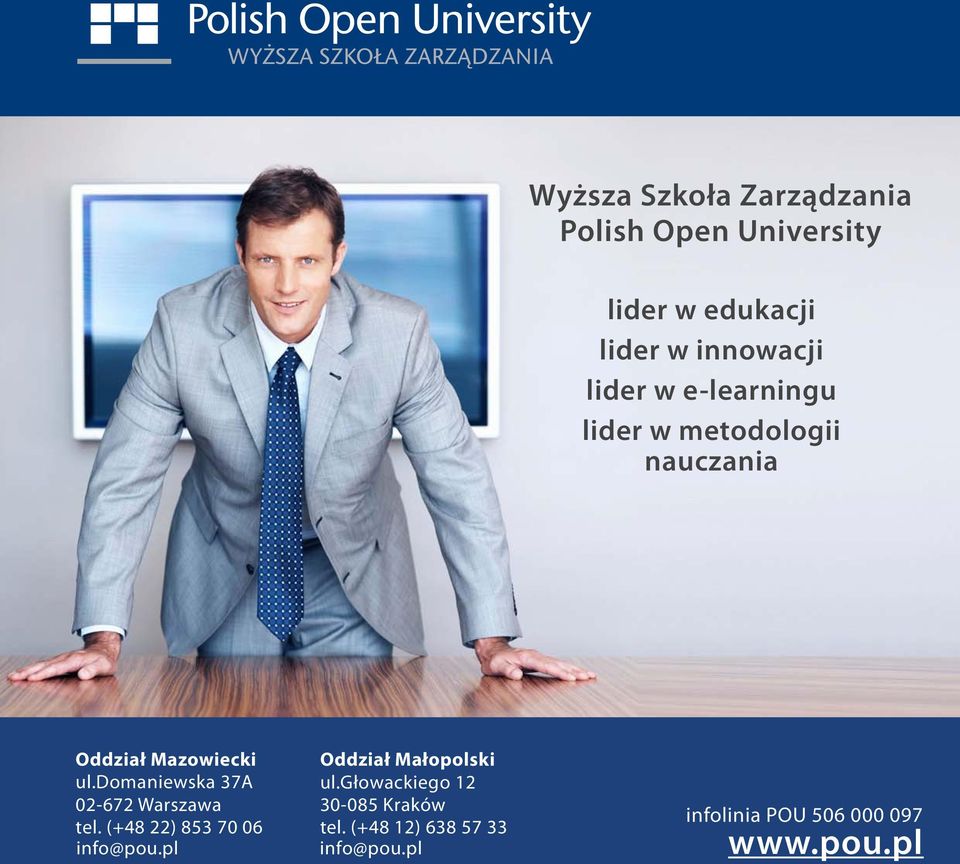 domaniewska 37A 02-672 Warszawa tel. (+48 22) 853 70 06 info@pou.