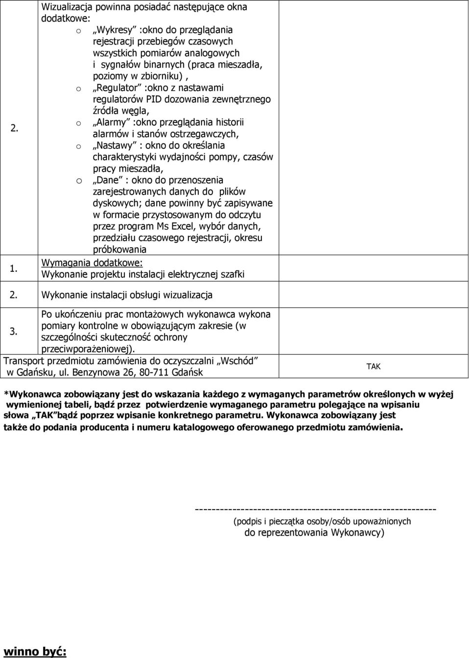 czasów pracy mieszadła, Dane : kn d przenszenia zarejestrwanych danych d plików dyskwych; dane pwinny być zapisywane w frmacie przystswanym d dczytu przez prgram Ms Excel, wybór danych, przedziału