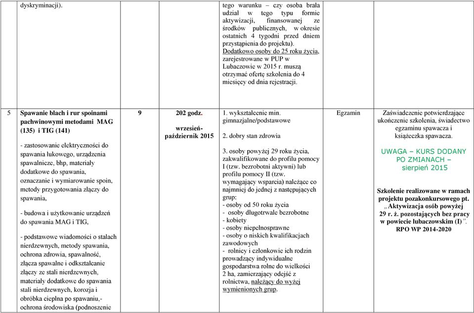 5 Spawanie blach i rur spoinami pachwinowymi metodami MAG (135) i TIG (141) - zastosowanie elektryczności do spawania łukowego, urządzenia spawalnicze, bhp, materiały dodatkowe do spawania,