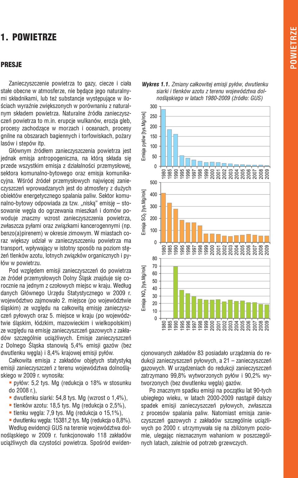 Naturalne Ÿród³a zanieczyszczeñ powietrza to m.in.