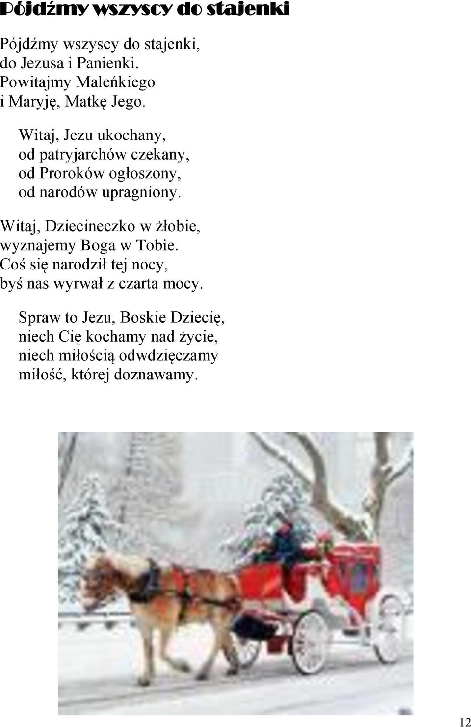 Witaj, Jezu ukochany, od patryjarchów czekany, od Proroków ogłoszony, od narodów upragniony.