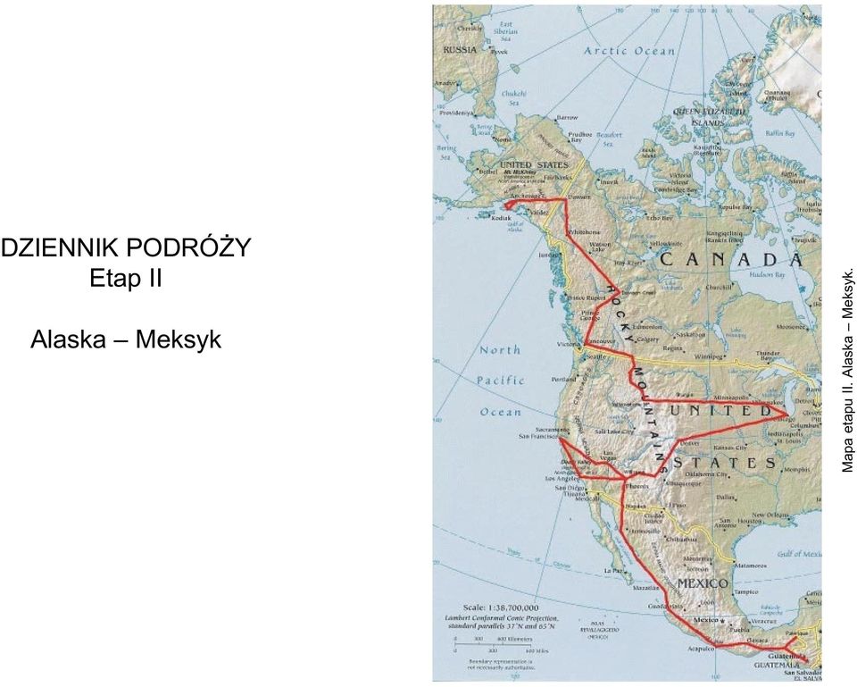 Meksyk Mapa