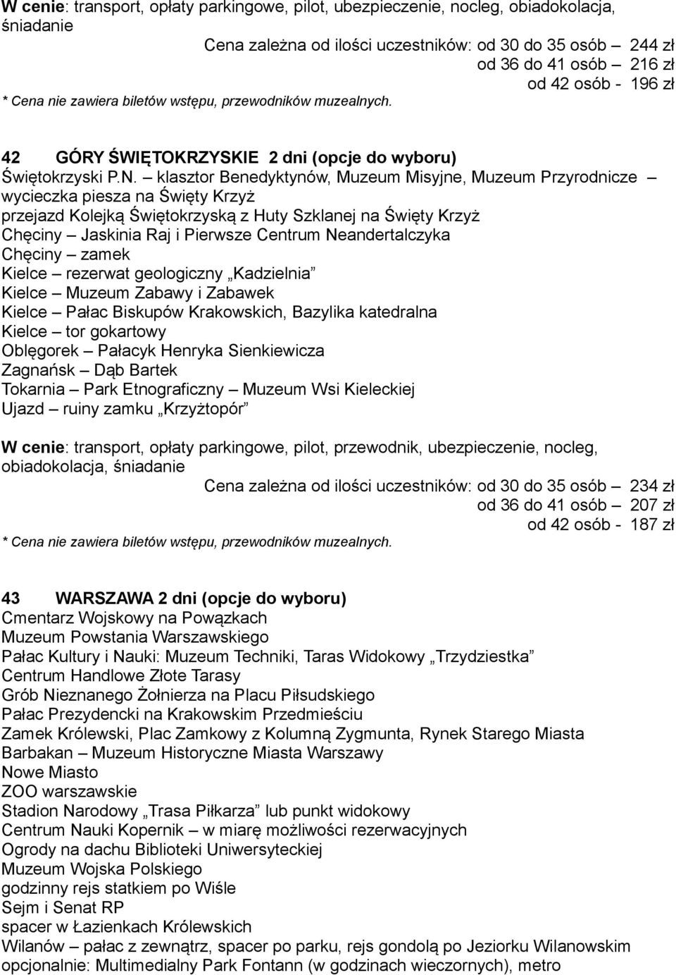 Neandertalczyka Chęciny zamek Kielce rezerwat geologiczny Kadzielnia Kielce Muzeum Zabawy i Zabawek Kielce Pałac Biskupów Krakowskich, Bazylika katedralna Kielce tor gokartowy Oblęgorek Pałacyk