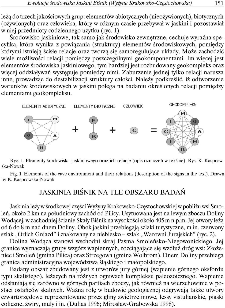 Środowisko jaskiniowe, tak samo jak środowisko zewnętrzne, cechuje wyraźna specyfika, która wynika z powiązania (struktury) elementów środowiskowych, pomiędzy którymi istnieją ścisłe relacje oraz