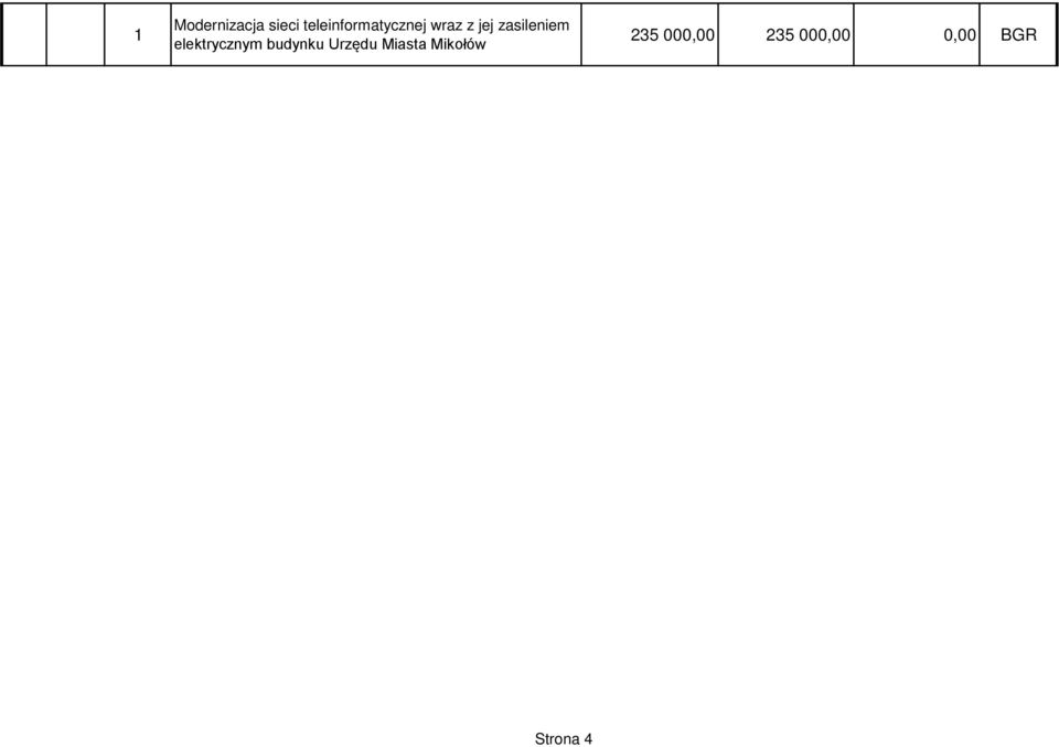 zasileniem elektrycznym budynku