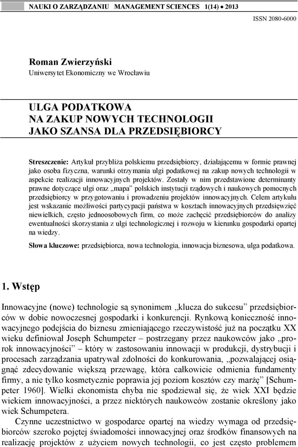 innowacyjnych projektów.