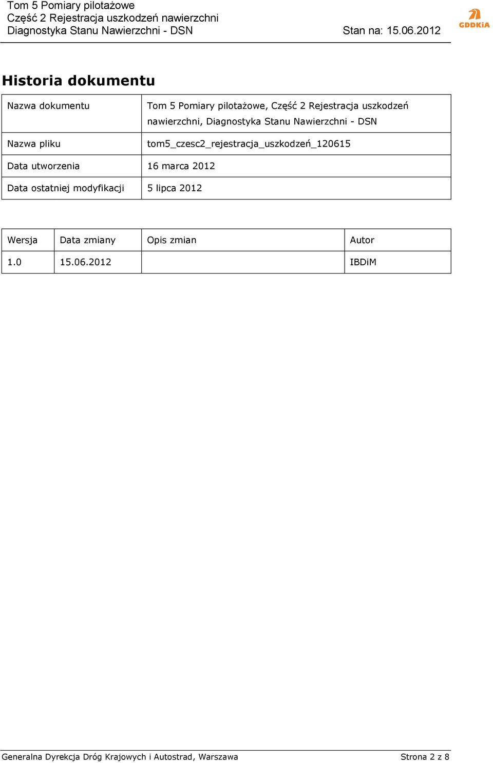 tom5_czesc2_rejestracja_uszkodzeń_120615 Data utworzenia 16 marca 2012 Data ostatniej
