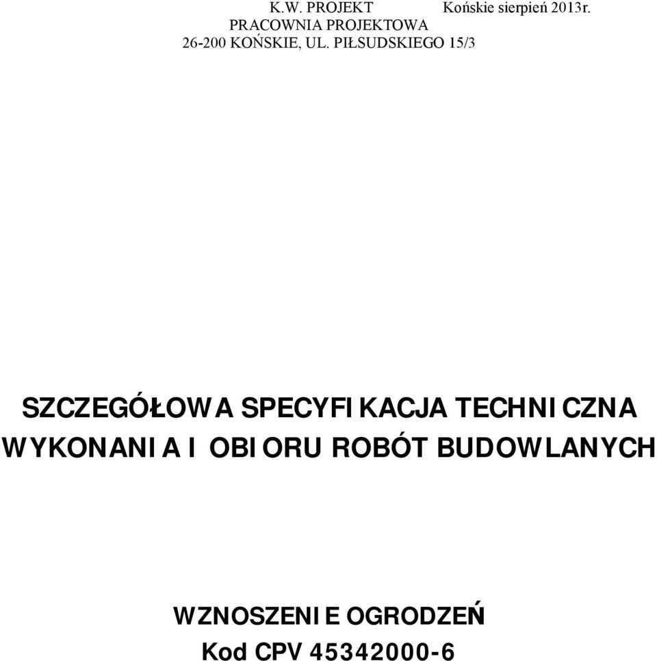 OBIORU ROBÓT BUDOWLANYCH