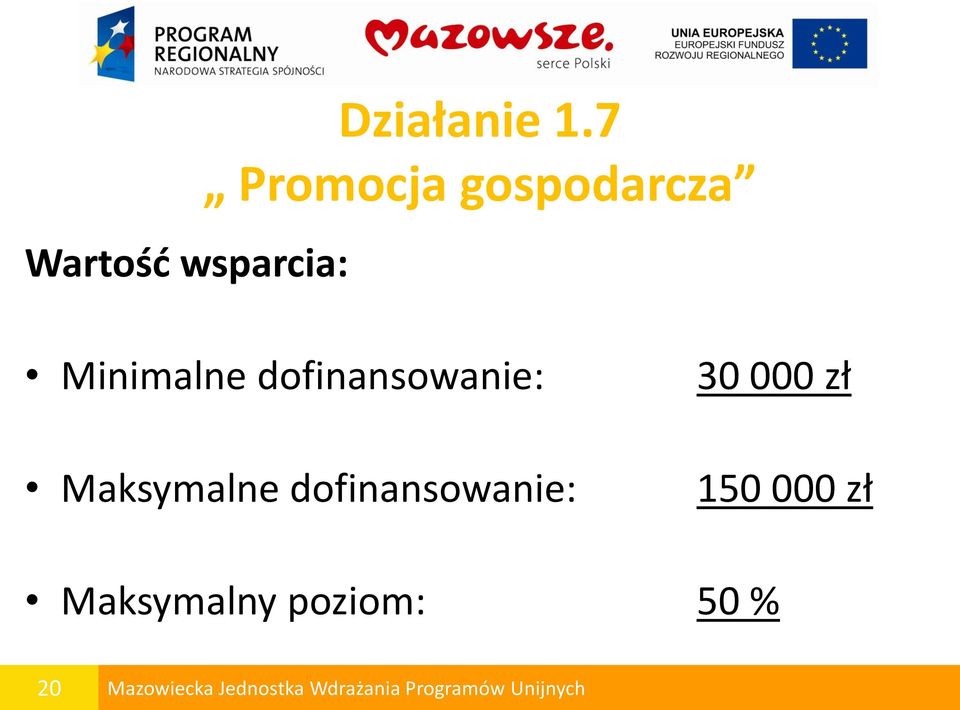 dofinansowanie: Maksymalne