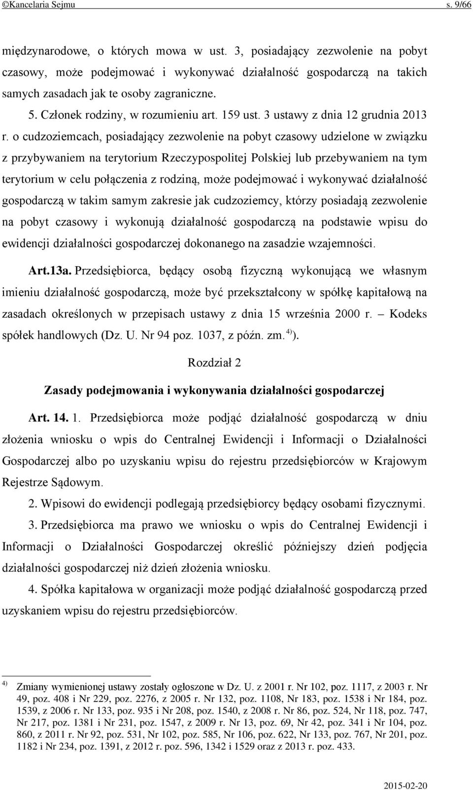 3 ustawy z dnia 12 grudnia 2013 r.