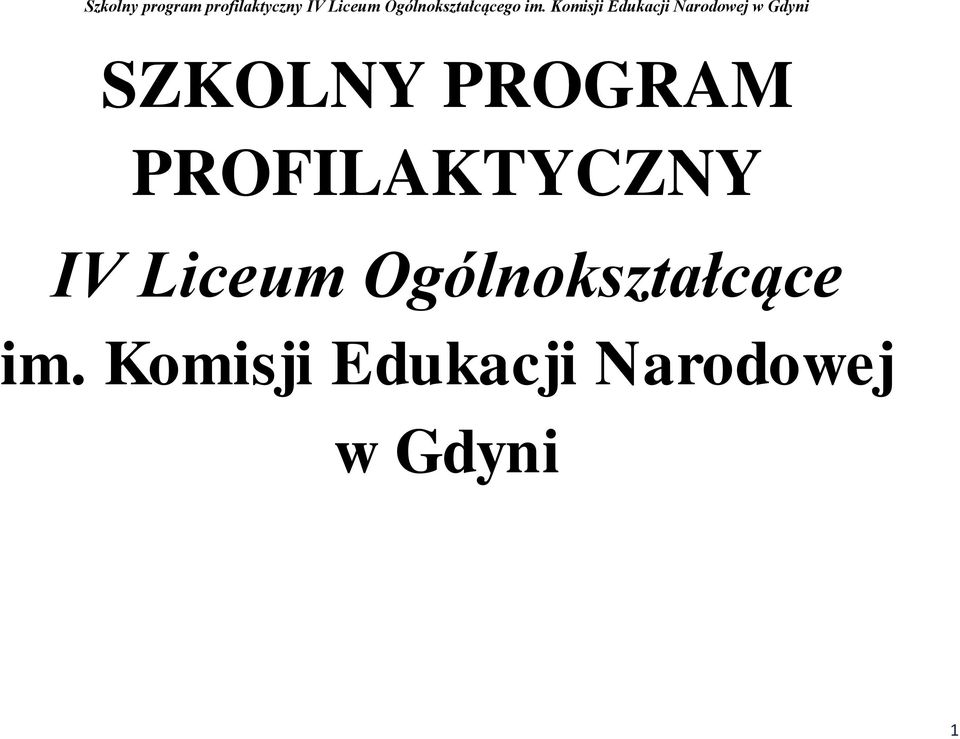 Ogólnokształcące im.