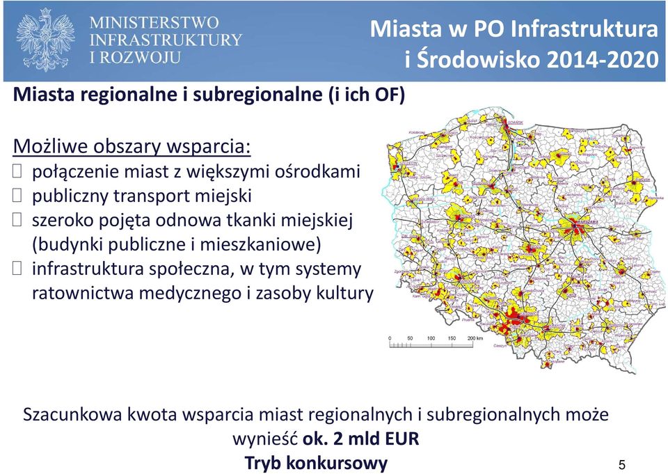 infrastruktura społeczna, w tym systemy ratownictwa medycznego i zasoby kultury Miasta w PO Infrastruktura i