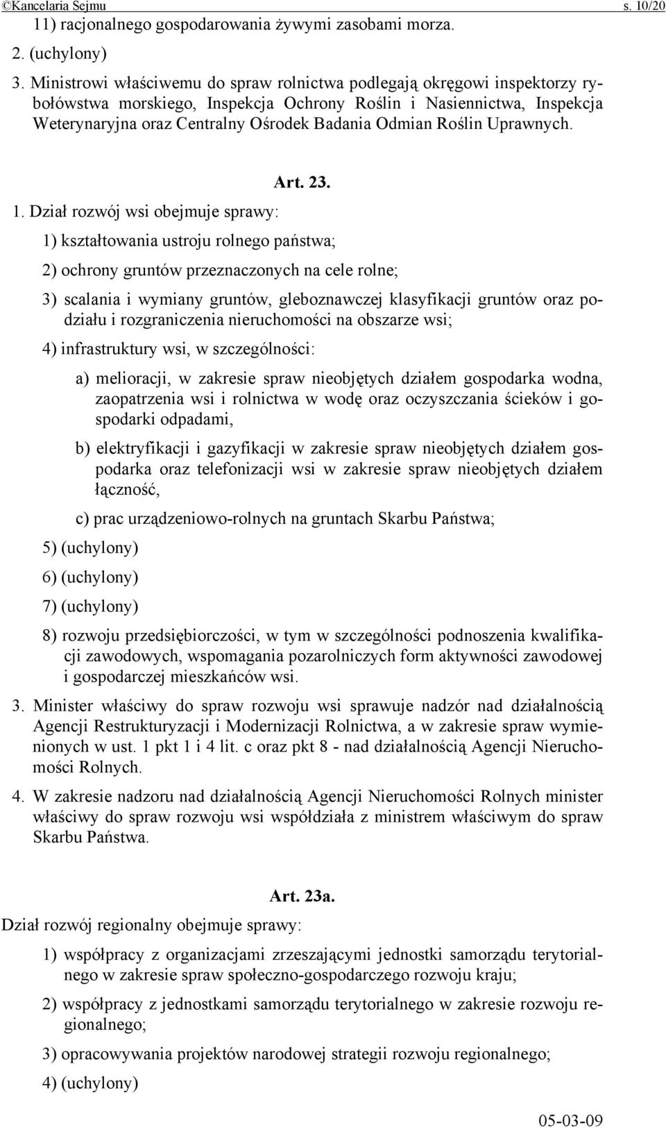 Roślin Uprawnych. Art. 23. 1.