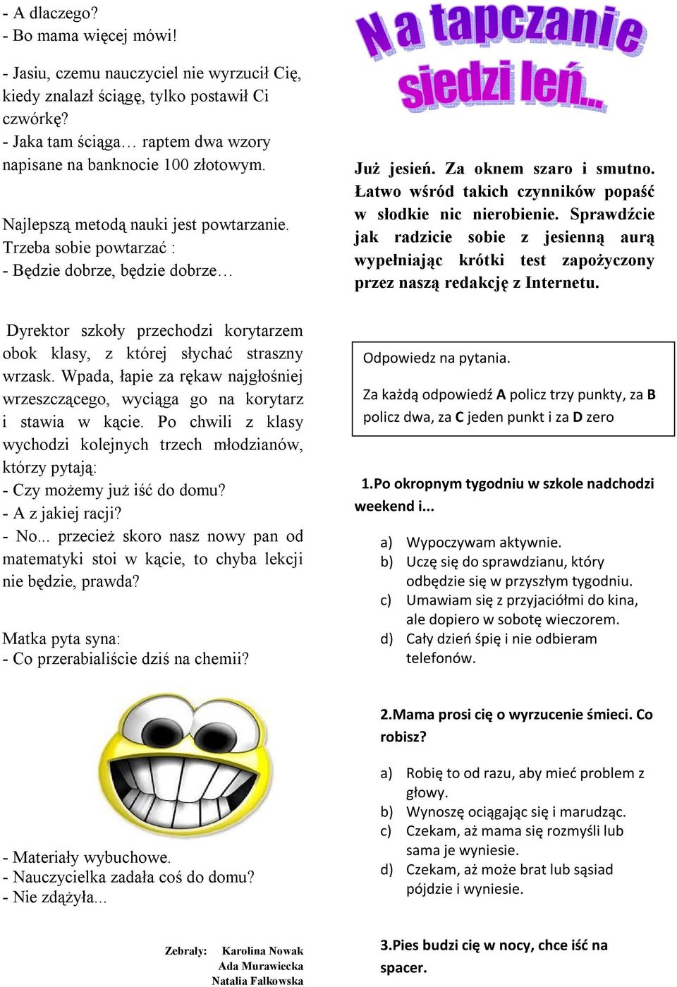 Umawiam się z kujonem