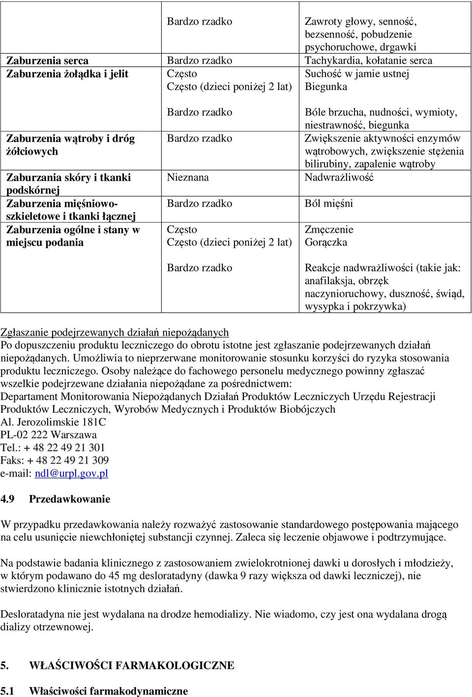 miejscu podania Bardzo rzadko Bardzo rzadko Nieznana Bardzo rzadko Często Często (dzieci poniżej 2 lat) Bardzo rzadko Bóle brzucha, nudności, wymioty, niestrawność, biegunka Zwiększenie aktywności