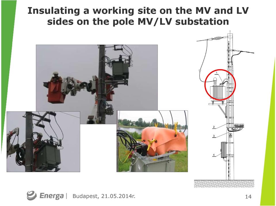 the pole MV/LV substation