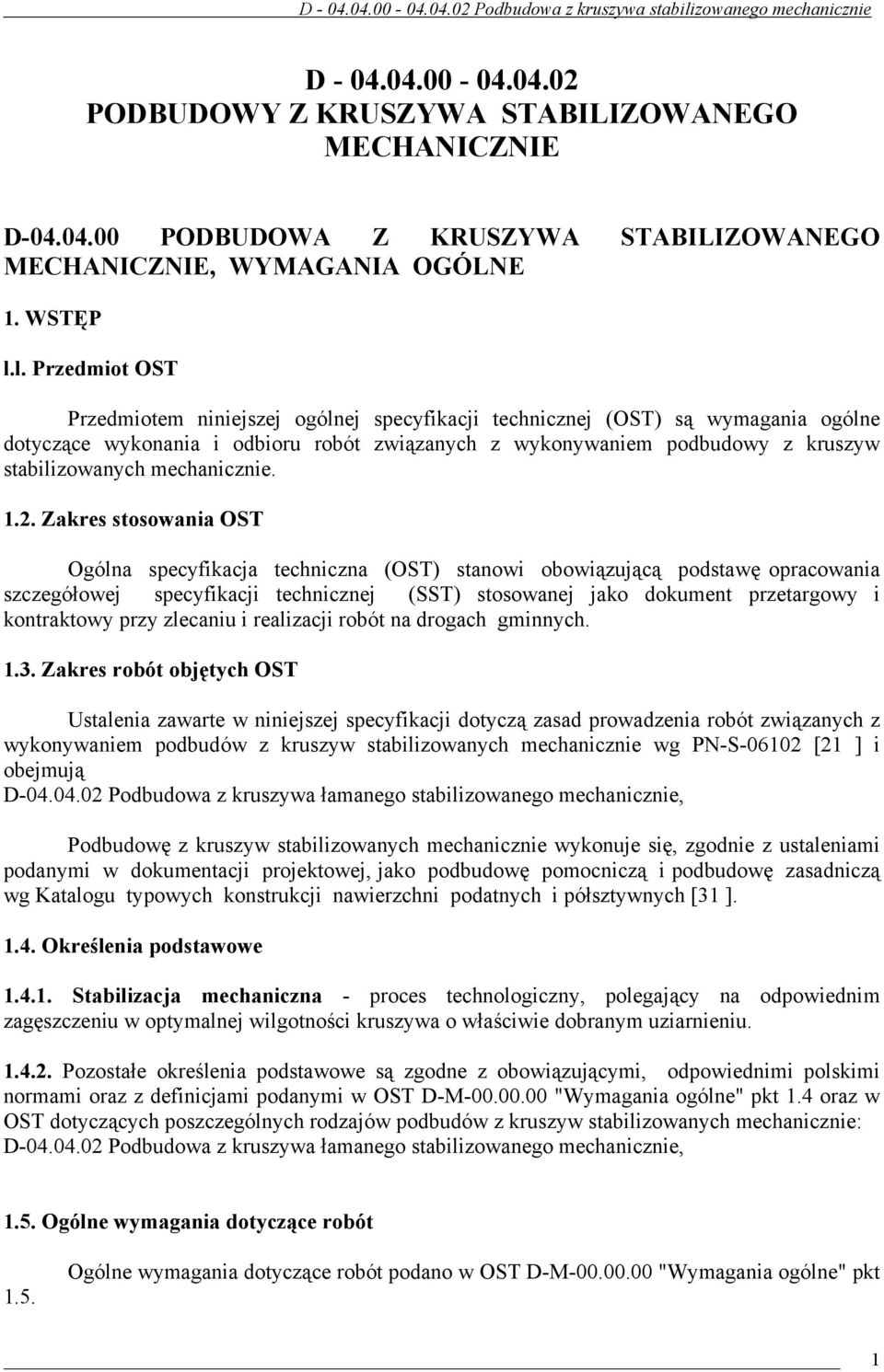 mechanicznie. 1.2.