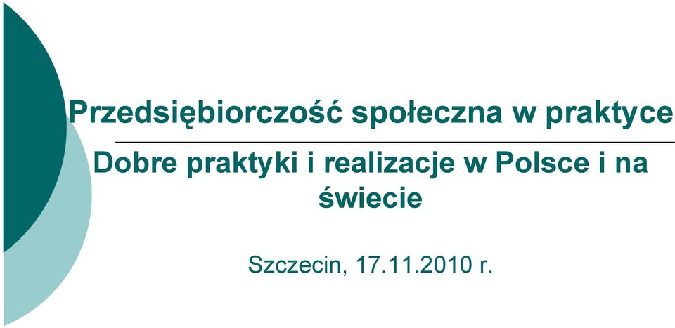 realizacje w Polsce i na