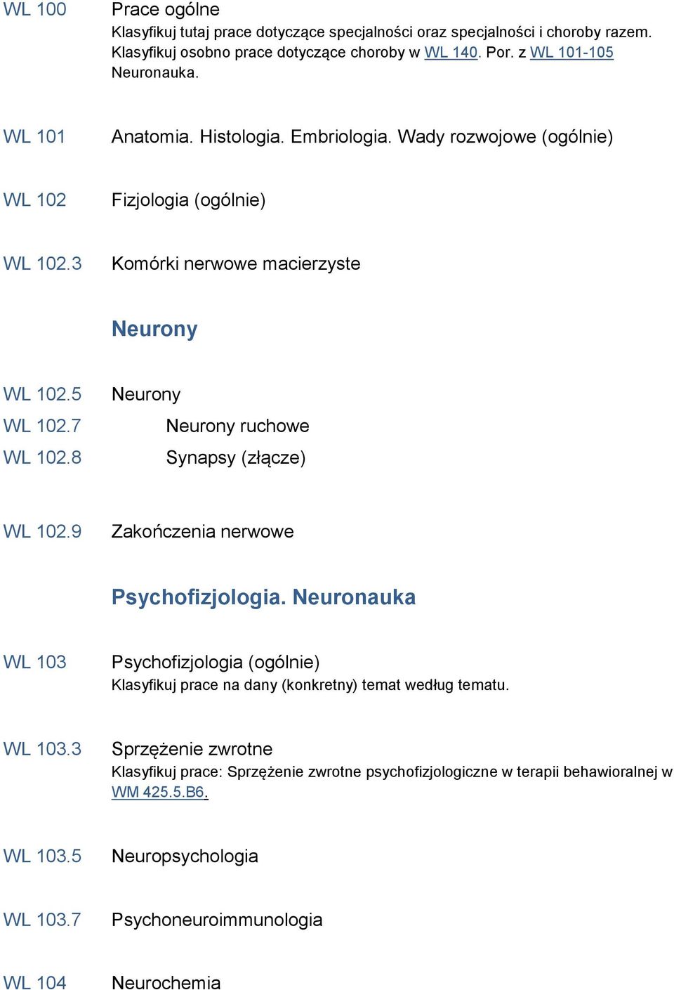 8 Neurony Neurony ruchowe Synapsy (złącze) WL 102.9 Zakończenia nerwowe Psychofizjologia.