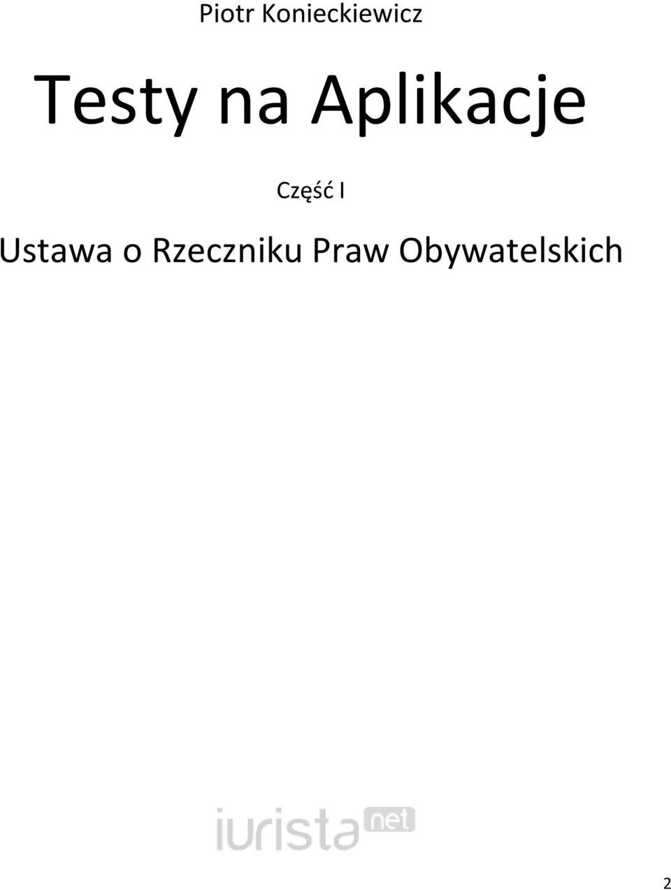 Częśd I Ustawa o