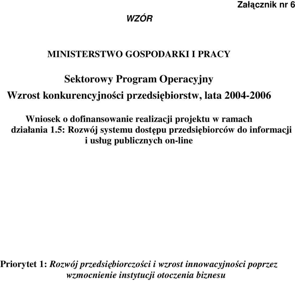 ramach działania 1.