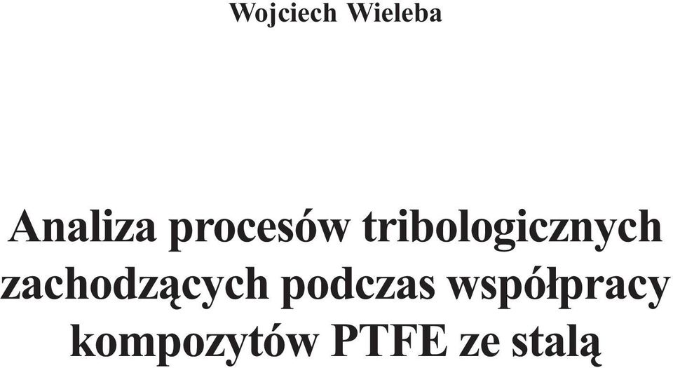 zachodz¹cych podczas