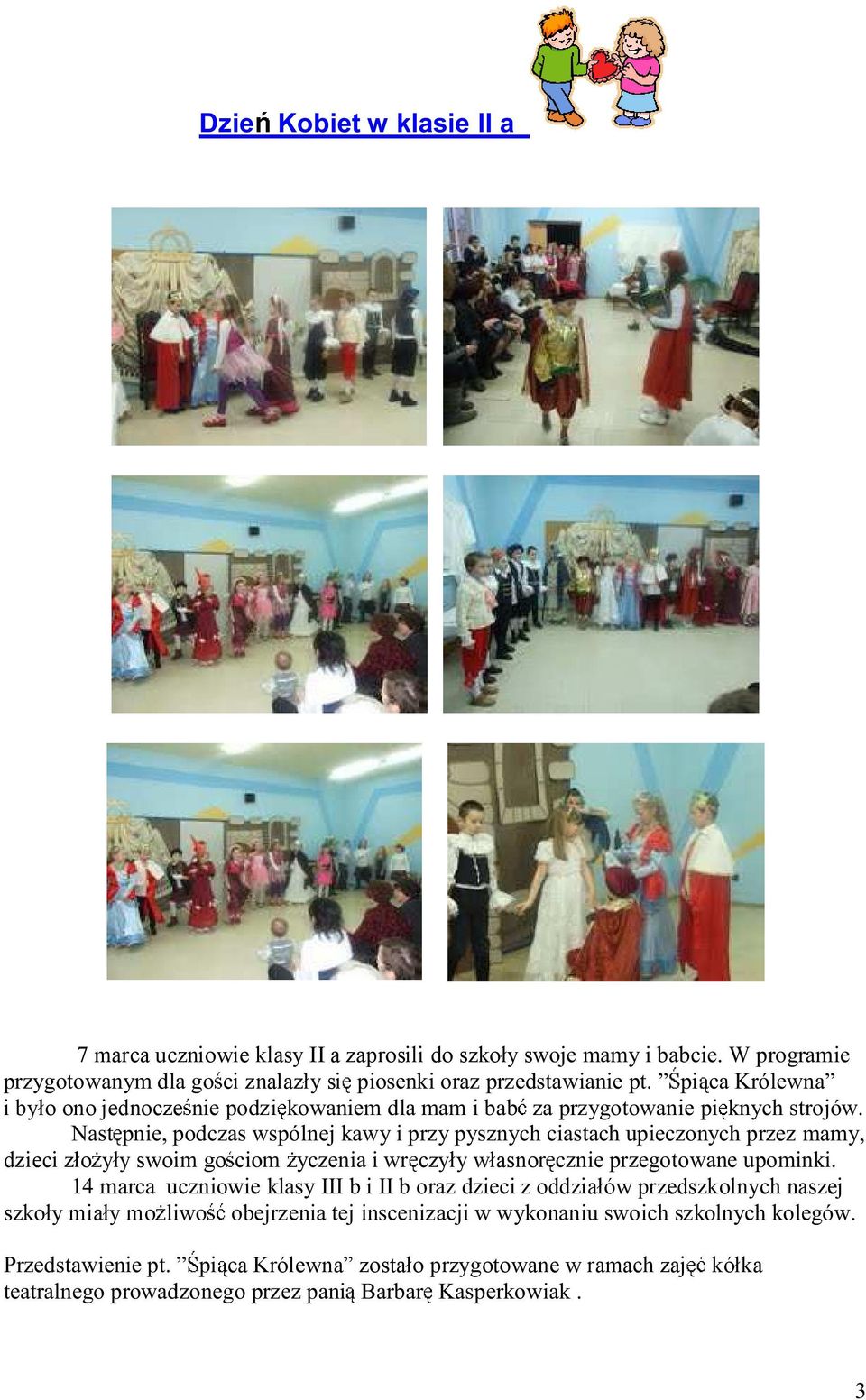 czyły własnor z oddziałów przedszkolnych naszej szkoły