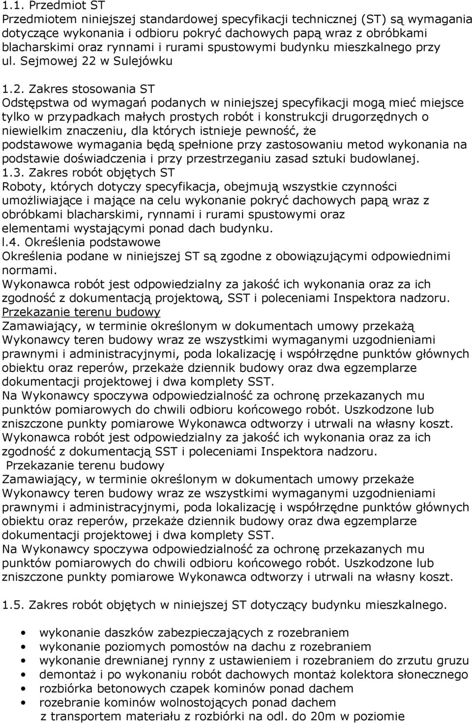 w Sulejówku 1.2.