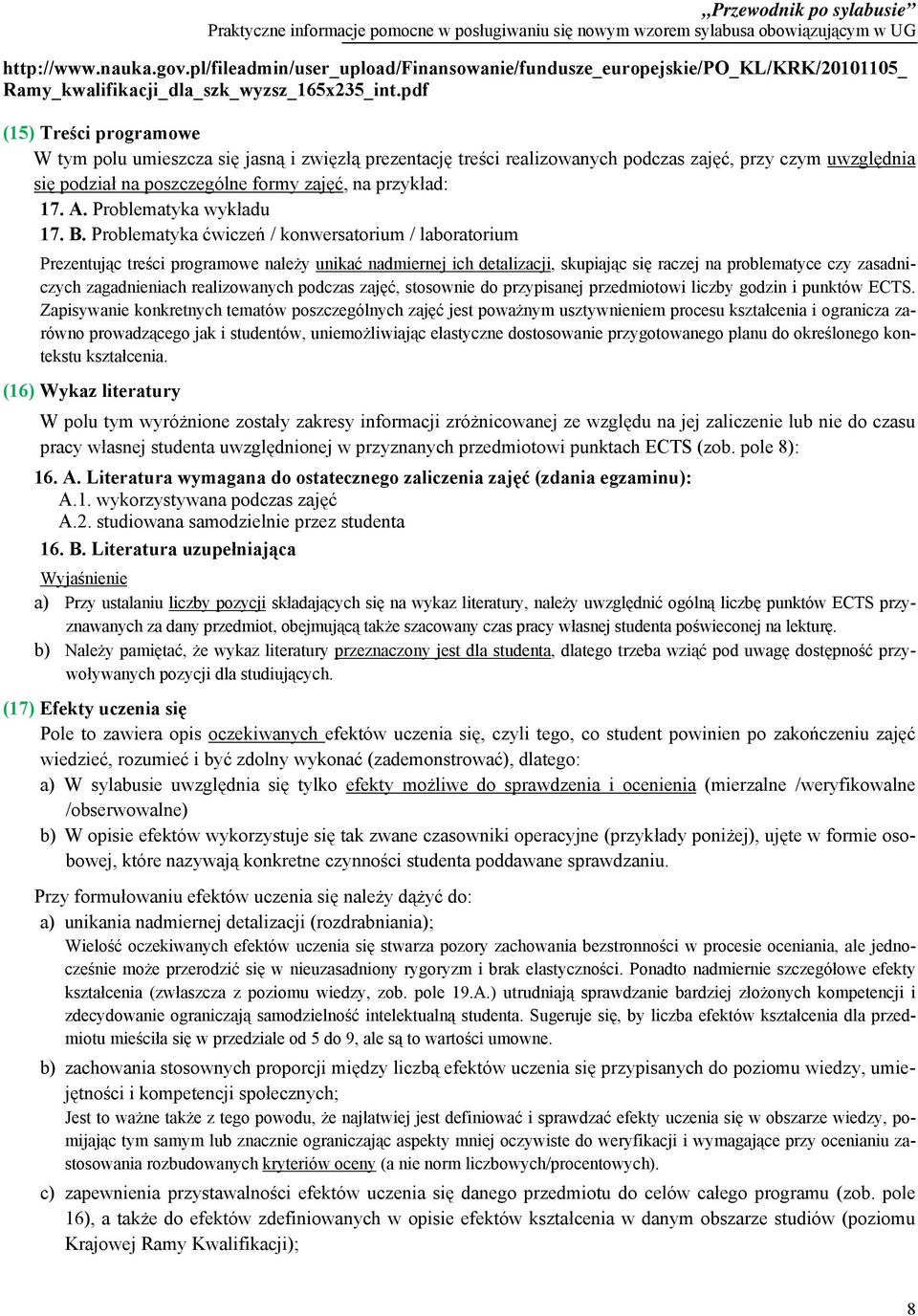 Problematyka wykładu 17. B.
