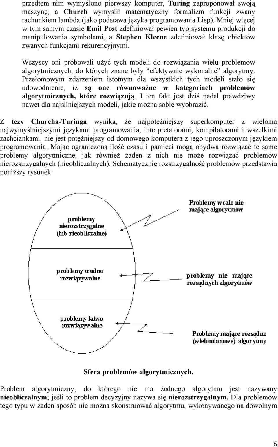 Wszyscy oni próbowali użyć tych modeli do rozwiązania wielu problemów algorytmicznych, do których znane były efektywnie wykonalne algorytmy.