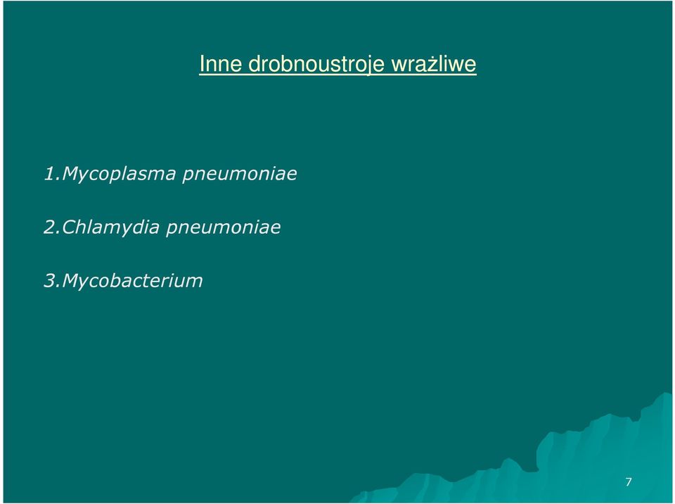 Mycoplasma pneumoniae