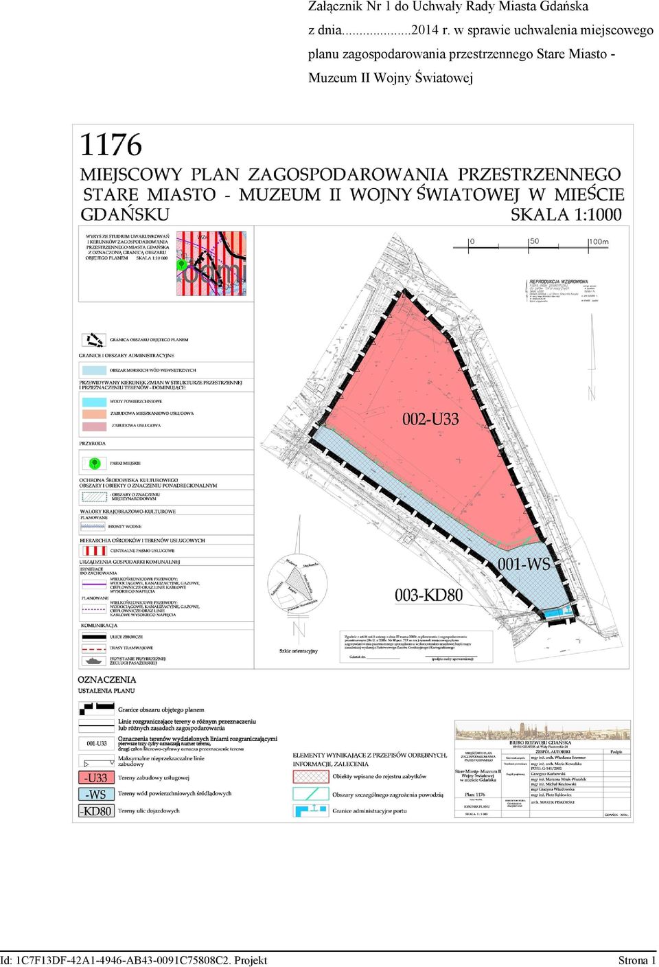w sprawie uchwalenia miejscowego planu zagospodarowania