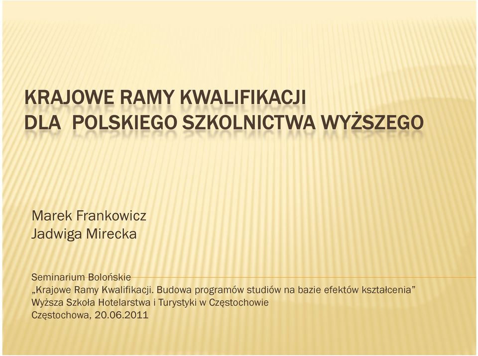 Kwalifikacji.