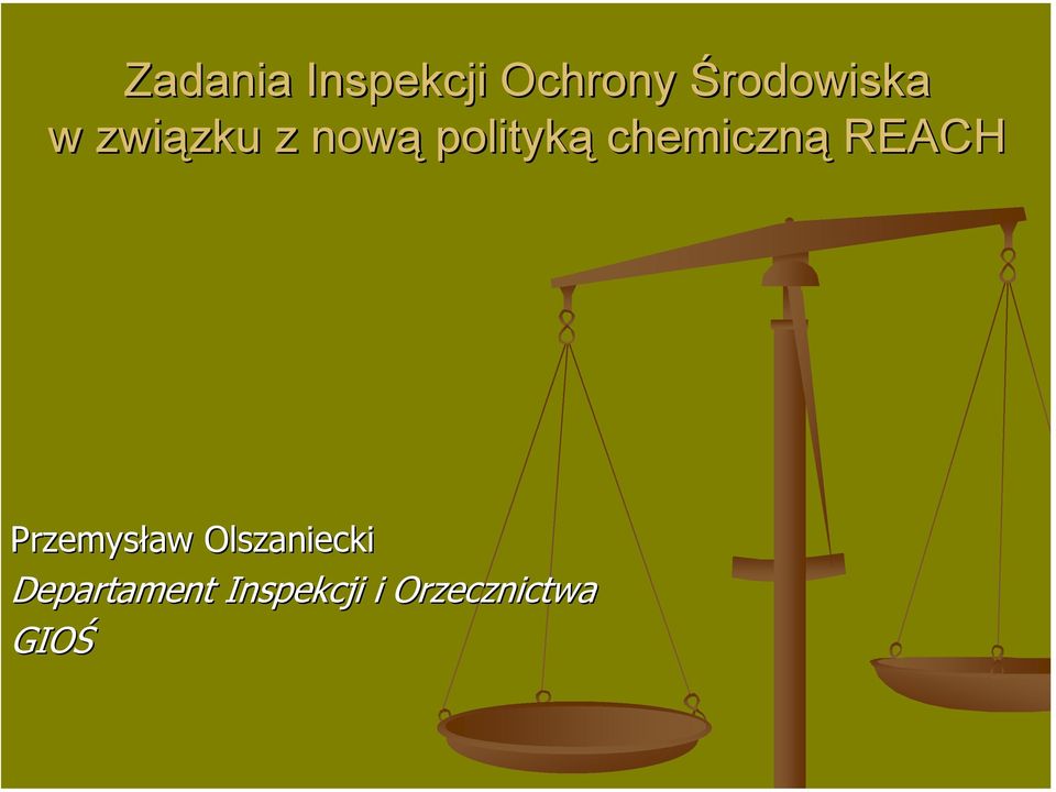 chemiczną REACH Przemysław