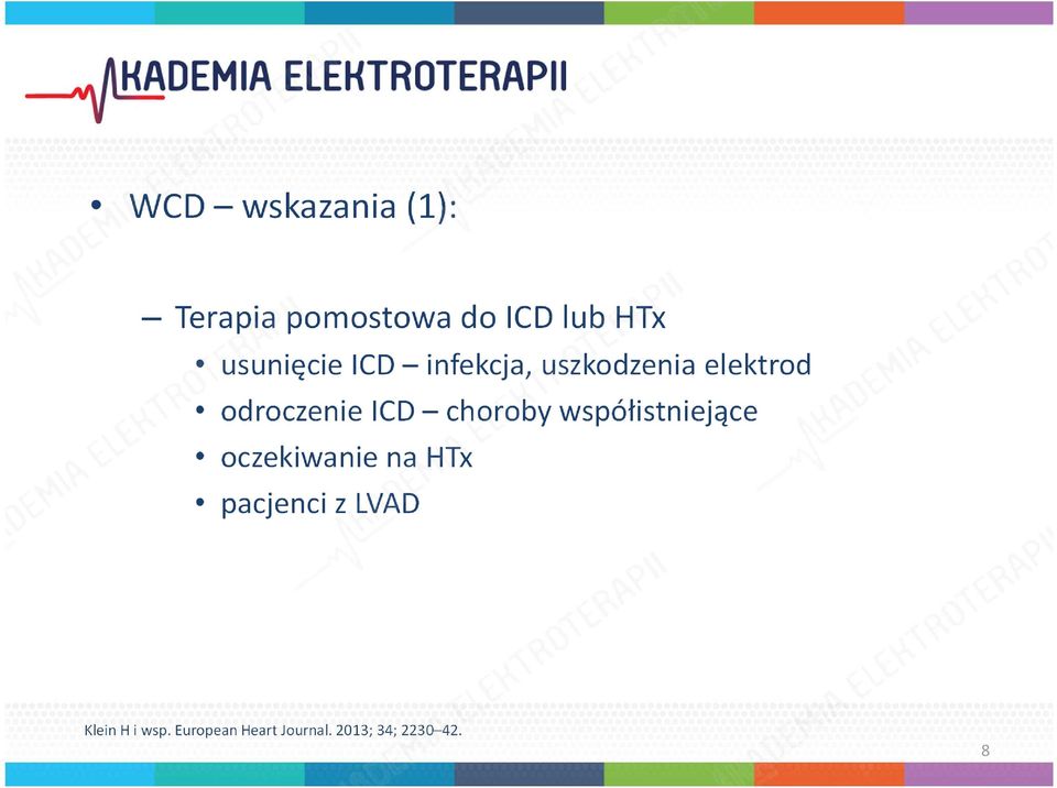 ICD choroby współistniejące oczekiwanie na HTx pacjenci z