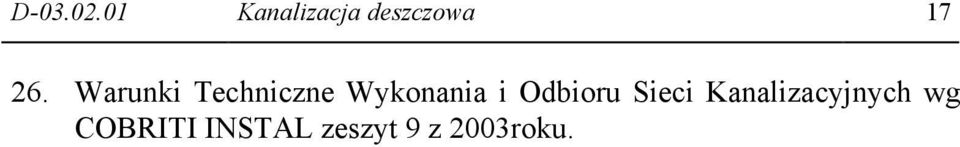 Warunki Techniczne Wykonania i