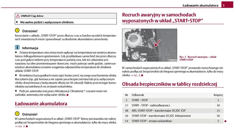 Informacja Zmiana temperatury otoczenia może wpłynąć na temperaturę we wnętrzu akumulatora z kilkugodzinnym opóźnieniem.