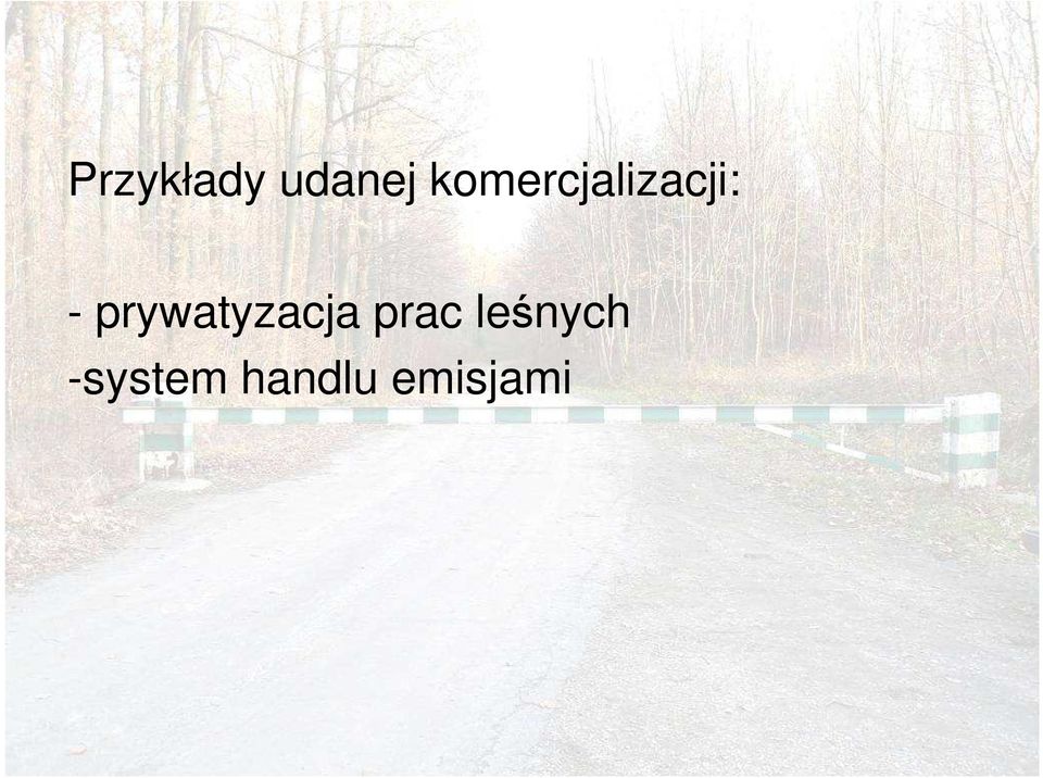 prywatyzacja prac