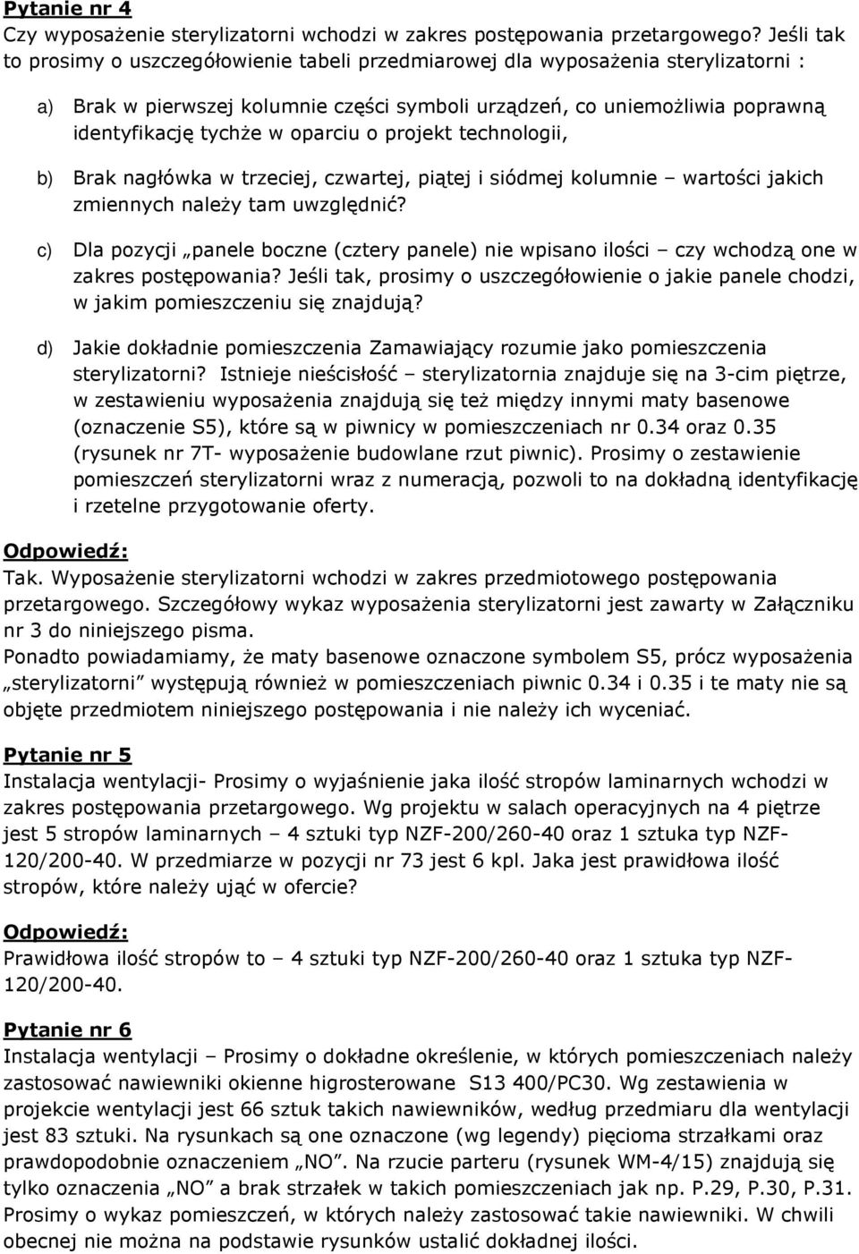 oparciu o projekt technologii, b) Brak nagłówka w trzeciej, czwartej, piątej i siódmej kolumnie wartości jakich zmiennych należy tam uwzględnić?