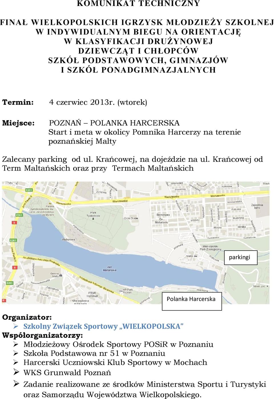 Krańcowej, na dojeździe na ul.