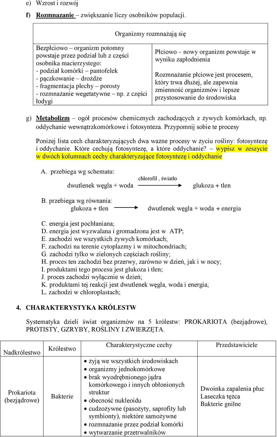 rozmnażanie wegetatywne np.