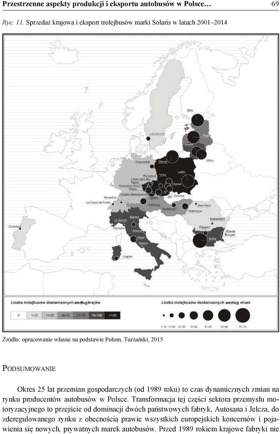 lat przemian gospodarczych (od 1989 roku) to czas dynamicznych zmian na rynku producentów autobusów w Polsce.