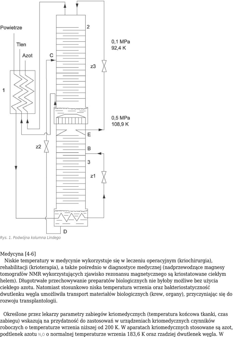 (nadprzewodzące magnesy tomografów NMR wykorzystujących zjawisko rezonansu magnetycznego są kriostatowane ciekłym helem).